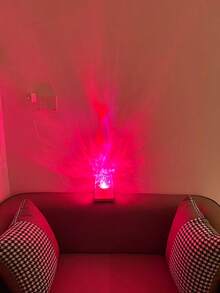 1pc Aurora Wave Effect Atmosphere Projection Lamp, 16-Color Night Light, Touch/Remote Control, Home Decor, Suitable For Bedroom Decoration, Living Room, Holiday Gift, Holiday Atmosphere Lighting, Holiday Party Gift - Multicolor - View 3