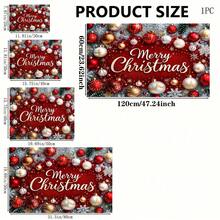 1pc Christmas Themed Printed Pattern Dish Drying Mat, Kitchen Countertop Bowl & Plate Rubber Bottom Drying Pad, Party Decoration, Super Absorbent Hidden Stain Dish Drying Mat, Soft Diatomaceous Earth With Rubber Backing Multi-Functional Kitchen Home Mat, Quick Dry Mat For Coffee Machine & Dish Rack, Kitchen Countertop Coffee Mat & Dish Drying Pad - LL LSD032 - View 6