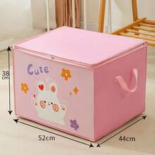 Cartoon Baby Room Storage Bag With Zipper, Large Capacity For Clothes And Blankets, Moisture-Proof And Mold-Proof, For Packing, Moving And Organizing - Multicolor - View 12
