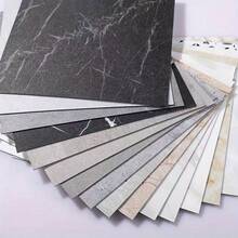 Marble Pattern Self-Adhesive Vinyl Floor Sticker, Wall Sticker, Dual-Use For Floor And Wall, Thick And Durable PVC Self-Adhesive Wall Sticker, Suitable For Indoor Home Decor Wallpaper, Office, Living Room, Bedroom, Waterproof Wallpaper - Multi-color - View 6
