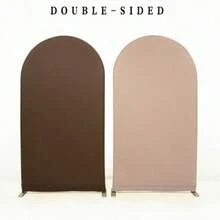 Double-Sided Arch Backdrop Covers Available In Multiple Colors, Suitable For 4 Different Arch Backdrop Stands, Made Of Elastic Fabric - Double-sided - View 1