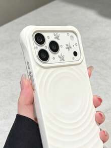 Starfish Rhinestone Lens Film Compatible With IPhone 17 Pro Base Apple 18 Pro Max Lens Sticker Electrostatic Adsorption 17 PM Phone Camera Module Protective Film Hollow Soft Thin, Matte Lens Base, Hollow Design Easy Fit, Silky Touch Anti-Oil Anti-Fingerprint, Gift For Friends - White - View 6