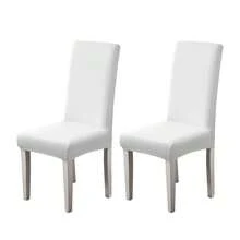 1/2/4/6pcs Solid Color Chair Covers, Decorative Dust-Proof Elastic Full-Coverage Chair Covers, Removable And Washable - Multi-color - View 22