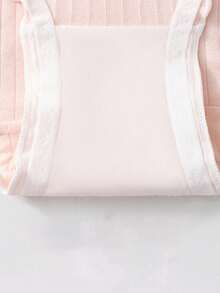 4pcs Solid Color Low Waist Bow Ribbed Cotton Women's Panties Soft Comfortable Women's Underwear - Multicolor - View 5
