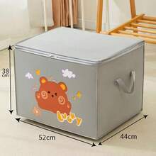 Cartoon Baby Room Storage Bag With Zipper, Large Capacity For Clothes And Blankets, Moisture-Proof And Mold-Proof, For Packing, Moving And Organizing - Multicolor - View 13