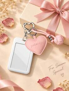 Love Hanging Rope Card Holder, Cute Girl Style Student Campus Card Holder, Bus And Subway Access Control Card Protective Cover - Multicolor - View 9