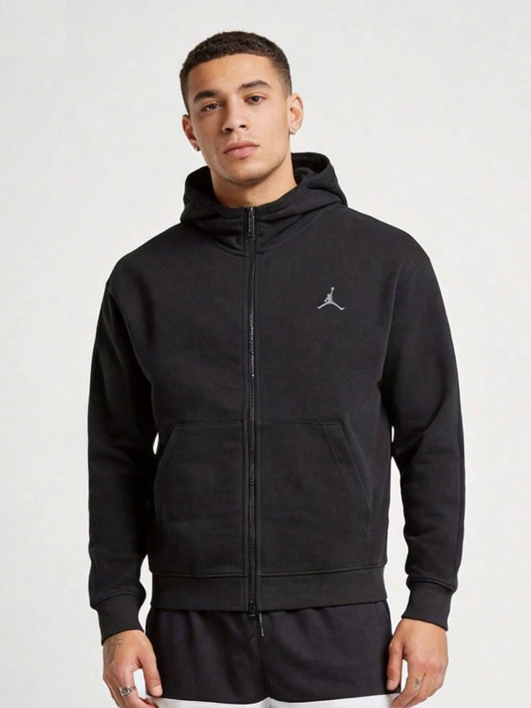 Nike Loose Fit Colorblock Woven Hooded Windbreaker Casual Versatile Everyday Basic Sports Jacket Men's White/Grey - Black - View 1