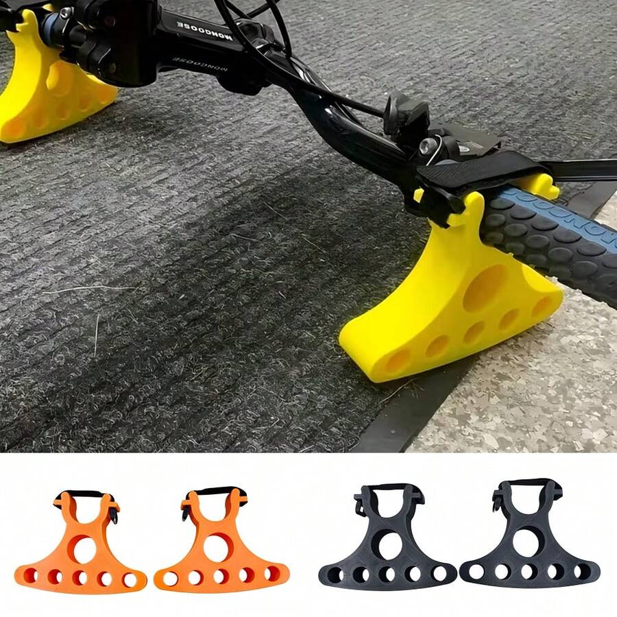 2pcs New Bicycle Handlebar Repair Stand, Clamp-Style Bicycle Handlebar Fixing Rack, Portable Handlebar Repair Support Tool With Adjustable Height And Non-Slip Base, Suitable For Mountain Bikes And Road Bikes, Outdoor Cycling Accessories