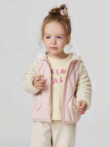 mini bala Baby Anti‑Static Padded Coat Warm Soft Outerwear For Baby Boys Girls Autumn Winter Wear - Rubber Powder - View 1