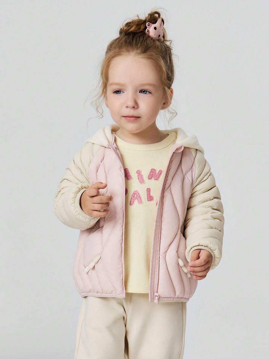 mini bala Baby Anti‑Static Padded Coat Warm Soft Outerwear For Baby Boys Girls Autumn Winter Wear - Rubber Powder - View 1