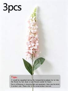 3/5/10/25pcs Artificial Non-Flocked Delphinium, Hyacinth, Suitable For Wedding, Engagement, Home, Outdoor Party Floral Arrangement And Tabletop Decoration - Multicolor - View 12