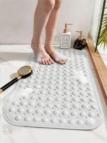 1pc Large Non-Slip Bathroom Mat With Strong Suction Cups And Drainage Holes, Quick-Dry Machine Washable Bathtub Mat, Comfortable And Durable, Suitable For Bathtub, Shower Floor, Bathroom Home Decor - Multicolor - View 11