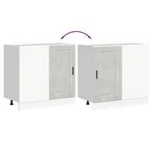 Mesa de jantar vidaXL / Mesa de jantar 80 x 80 x 75 cm em metal - Cinza - Ver 8