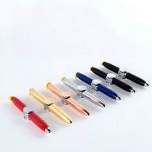 Rotatable Metal Ballpoint Pen Pen For Office, Stress Relief For Men And Women, Anxiety Relief Spinning Pen - Multicolor - View 4