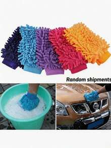 Car Wash Towel Glove Coral Fleece Glove Car Dusting Wiper Cleaning Car Cleaning Accessories - Car Wash Towel - View 12