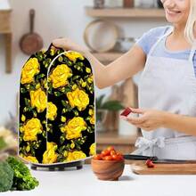 1pc Food Processor/Juicer Dust Cover, Home Use Dustproof & Stain-Resistant Washable Anti-Dirt Aesthetic Protective Cover - Multicolor - View 9