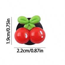 2pcs Car Air Vent Decor Clips, Glossy Cherry Design, Full And Beautiful ...