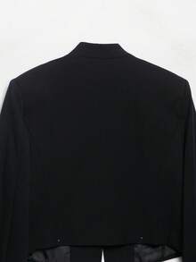 DEEKA Autumn/Winter New Women's European & American Style Fashion Minimalist Versatile Short Jacket - Black - View 10