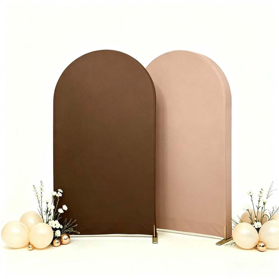 Double-Sided Arch Backdrop Cover, Multiple Colors Available, Suitable For 4 Different Arch Backdrop Stands, Made Of Elastic Fabric, Christmas Theme