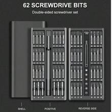 63 In 1 Precision Screwdriver Set Torx Magnetic Screw Driver Bit Professional Repair Tool Kit Compatible With Iphone Watch Camera - 63 In 1 - View 2