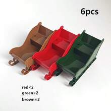 3 Colors Assorted Christmas Sleigh Holiday Desktop Decor Small Figurines, Festive Atmosphere Decoration Desktop Scene Arrangement Props - 6pcs Assorted Cars - View 11