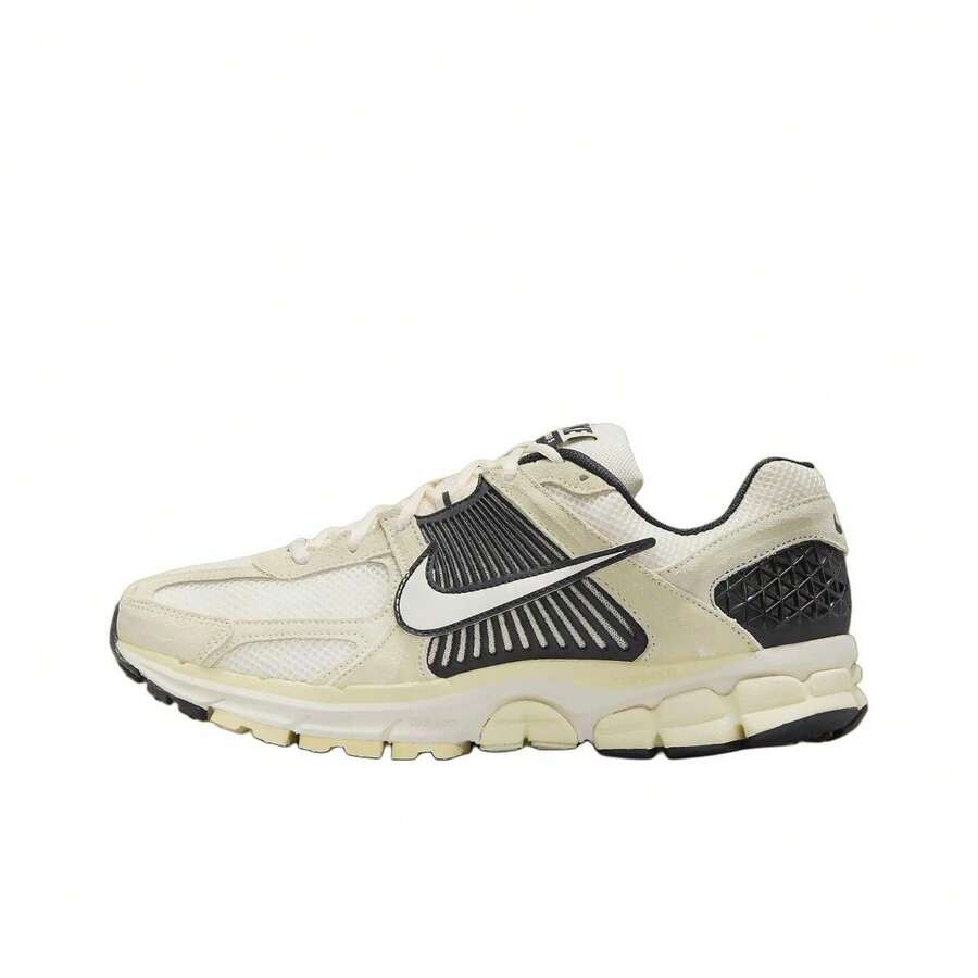 Nike Zoom Vomero 5 Alabaster Black Comfortable Versatile Soft Breathable Low-Top Running Shoes Men's Off-White Black - Off White - View 1