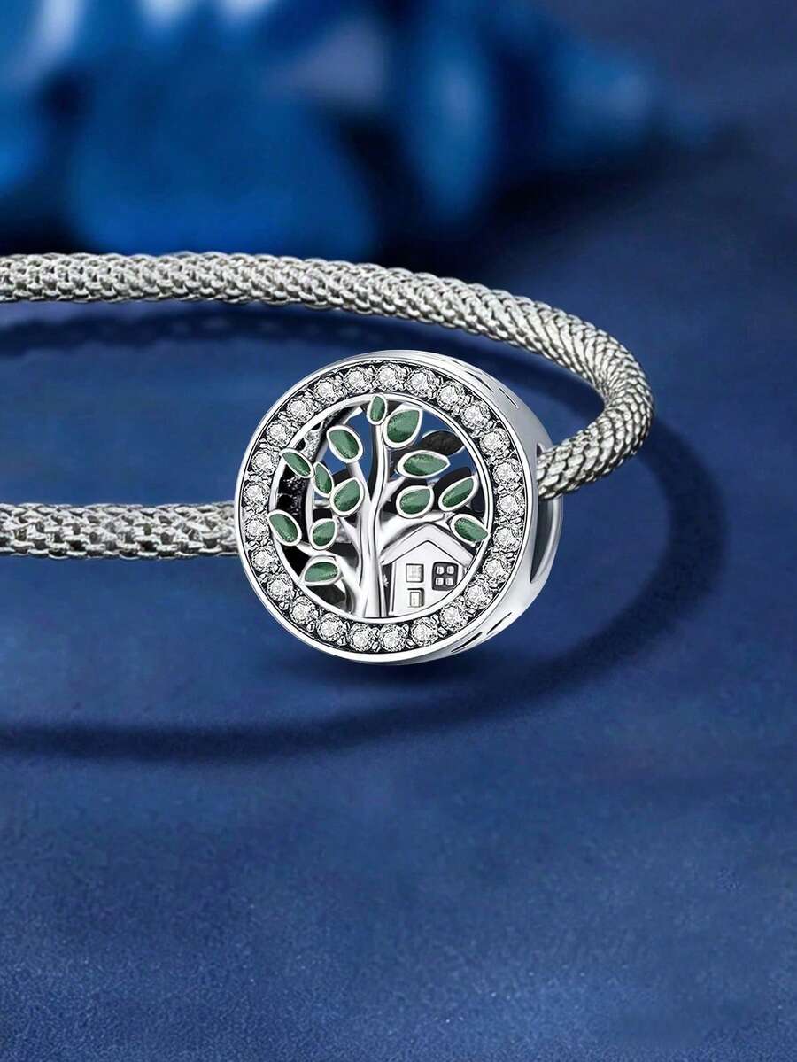 1pc Infinity Tree Of Life Pendant Bead, Suitable For Women's Bracelet, Bangle DIY Jewelry Making, Daily Decoration - Tree Of Life - View 1