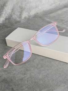 Anti-Blue Light Glasses: Transparent Lenses, Suitable For Men And Women - Fashion Glasses, Y2K Design, Affordable - View 12