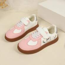 1 Pair 2026 New Embroidery Pattern Kids Sports Casual Training Shoes, Very Comfortable, Lightweight, Non-Slip And Durable. Suitable For Outdoor Activities, School, Hiking And More - Pink - View 2