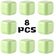8pcs Luxury Macaron Color Refillable Bottles, Rectangular PP Storage Containers, Waterproof Leak-Proof Cosmetic Boxes, Thickened PP Material Injection Molded, Sturdy Durable Very Practical Convenient Durable - Multicolor - View 9