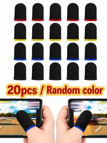 10/20/30/50pcs Mobile Game Controller Thumb Sleeves - Multicolor - View 12
