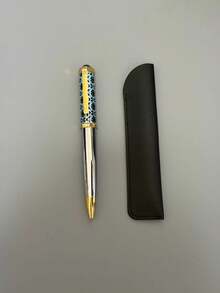 Premium Metal Ball Pen, Retro Pattern Design, Rotary Telescopic, Heavy ...