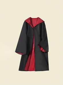 1pc Academy Style Wizard Headmaster Magic Robe Stage Costume, Unisex Design, Suitable For Ball Wear, COSPLAY Roleplay Outfit, Halloween - Multicolor - View 14