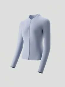 Beneunder Women's Fleece Base Layer Dual-Zip PM007 - Cloud Blue - View 9