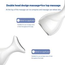 Facial Ice Massage Hammer, Hands-Free Cold Compress Skincare Device, Lifting And Firming, Pore Shrinking, Portable Ice Skin Device - White - View 4