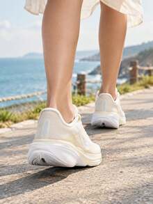 Women's Running Shoes W NIKE AIR ZOOM PEGASUS 42 Mesh Breathable Road Running Shoes IB1881-106 - Peak White/Pale Ivory - View 3