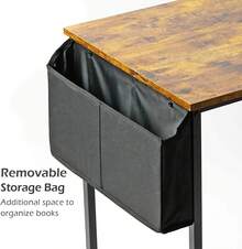 Home Office Desks - Brown - View 3