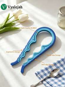 Vyslejah Bottle Opener Tool, Suitable For Weak Hands, Elderly With Arthritis, 5-In-1 Multi-Function Bottle Opener Cap Opener For Arthritis Hands, Non-Slip Rubber Grip Pad - Multi-color - View 7