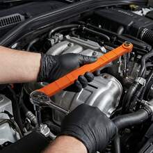 OUKANING Offset Extension Wrench, Universal Extension Wrench, Multifunctional Adapter‑Set For Auto Repair, Available In Black, Orange And Blue - Orange - View 5