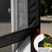 Home Use Whole Piece Mosquito Screen Black Mesh Black Edge Style, Sealed Insect Proof, Customizable Size - Black Mesh With Black Trim, Full-piece Style - View 2