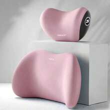 1 Set Memory Foam Car Headrest Neck Pillow And Lumbar Support Cushion, Memory Foam Lumbar Support, Memory Foam Headrest - one-size - View 16