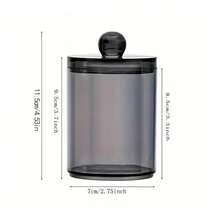 Cotton Swab Box With Lid Dust-Proof Makeup Pad Storage Box Dental Floss Box Toothpick Box - A - View 7