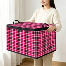 Thickened Storage Bag, Foldable Clothing & Bedding Organizer, Dorm Essential, Suitable For Blankets, Quilts, Wardrobe, Underbed & Dorm Storage, Ideal For Moving, Laundry & Space-Saving Room Organization, Multiple Premium Digital Print Patterns - Multi-color - View 2
