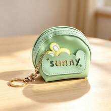 Cute Cartoon Mini Semi-Circle Coin Purse, Small Item Lipstick Coin Key Storage Bag, DIY Bag Charm - Multicolor - View 8