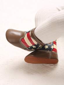 Winter New 0-1 Year Old Infant Printed Soft Sole Infant Boots - Coffee Brown - View 7