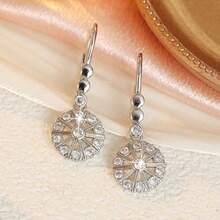 Fashionable Silver Dangle Earrings For Women, Suitable For Commuting And Daily Wear. - Silver - View 4