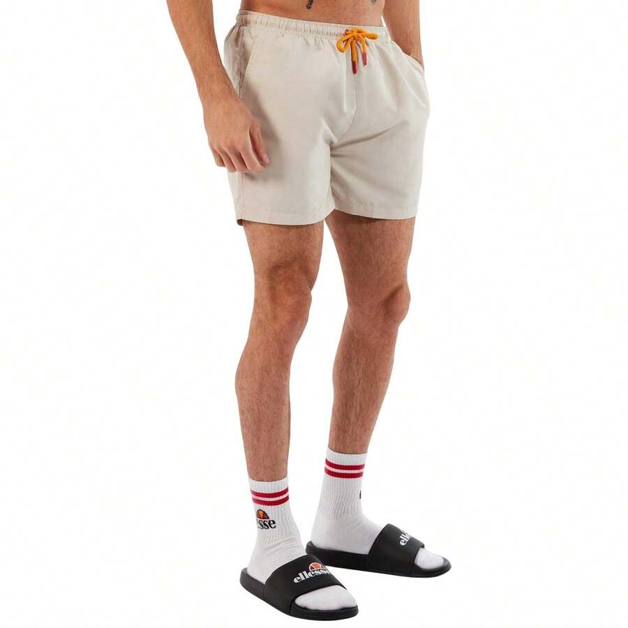 Ellesse Mens Knights Swim Shorts - Beige - View 1