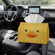 1pc Funny Modern Minimalist Tissue Box | Multi-Functional Napkin Dispenser, Available In 2 Sizes, Perfect For Home, Party And Car Decor, Duck Face Animal Pattern - Decorative Tissue Box For Living Room And Bedside Table - Multicolor - View 5