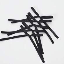 20 piezas Lazos florales de cinta para envolver regalos, decorar pasteles, accesorios de costura hechos a mano, decoración de pasadores de bricolaje - Negro - Ver 5