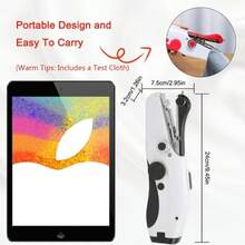 Máquina De Coser Manual, Mini Máquina De Coser Eléctrica Portátil Para Adultos Principiantes, Fácil De Usar, Adecuada Para Coser Ropa, Casa, Viajes, Bricolaje - A - Ver 6